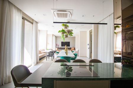 Apartamento para alugar com 35m², 1 quarto e sem vagaÁrea comum - Salão de festas