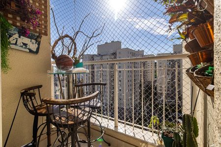 Varanda da Sala de apartamento à venda com 2 quartos, 60m² em Paquetá, Belo Horizonte