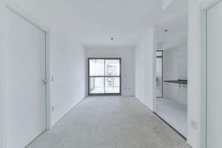 Sala de apartamento à venda com 1 quarto, 48m² em Santo Amaro, São Paulo