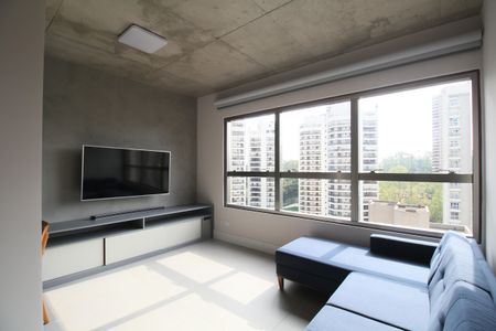 Sala de apartamento para alugar com 2 quartos, 68m² em Panamby, São Paulo