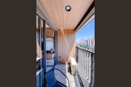 Studio à venda com 26m², 1 quarto e sem vagaVaranda