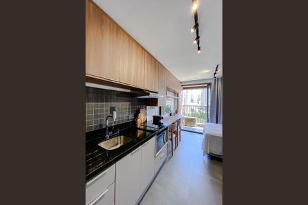 Studio à venda com 26m², 1 quarto e sem vagaCozinha