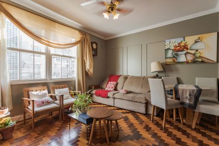 Sala de apartamento à venda com 2 quartos, 68m² em Navegantes, Porto Alegre