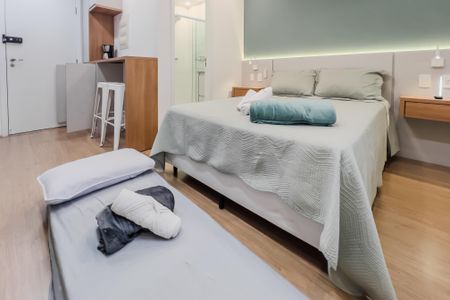 Apartamento à venda com 20m², 1 quarto e sem vagaSala/Quarto
