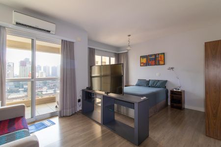 Sala/Quarto/Cozinha de kitnet/studio para alugar com 1 quarto, 45m² em Bosque, Campinas