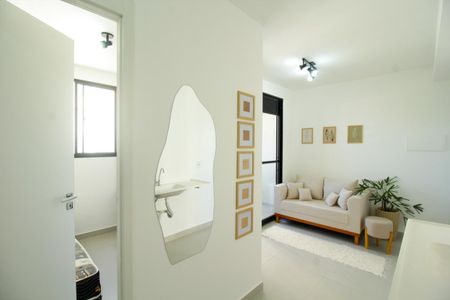 Sala/Cozinha de apartamento para alugar com 2 quartos, 45m² em Moinho Velho, São Paulo