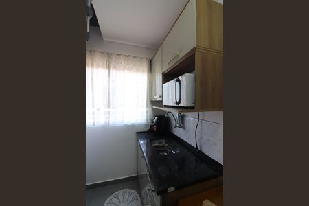 Sala/Cozinha de kitnet/studio para alugar com 1 quarto, 22m² em Conjunto Habitacional Franchini, São Bernardo do Campo