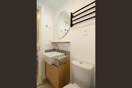 Studio para alugar com 26m², 1 quarto e sem vaga Studio para alugar com 26m², 1 quarto e sem vagaBanheiro