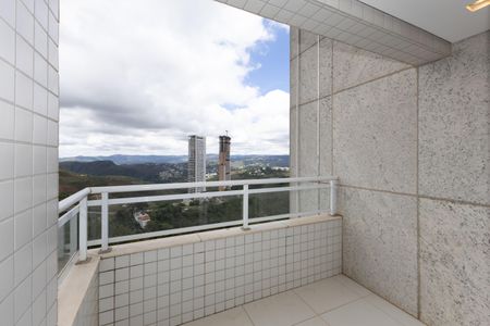 Varanda da Sala 1 de apartamento para alugar com 2 quartos, 80m² em Vila da Serra, Nova Lima