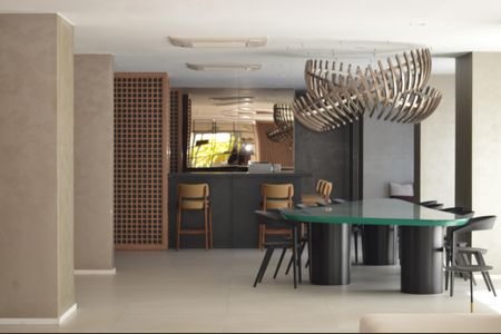 Studio para alugar com 25m², 1 quarto e sem vagaSalão de Festas