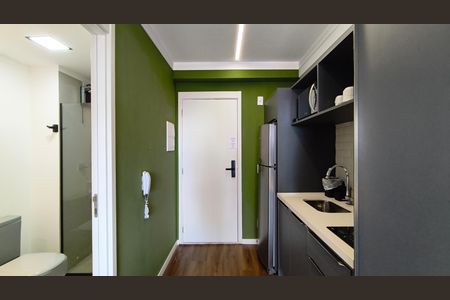 Studio para alugar com 25m², 1 quarto e sem vaga Studio para alugar com 25m², 1 quarto e sem vagaCozinha