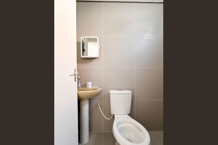 Banheiro da Suíte de casa para alugar com 1 quarto, 30m² em Vila Jerusalem, São Bernardo do Campo