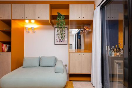 Studio para alugar com 36m², 1 quarto e 1 vaga Studio para alugar com 36m², 1 quarto e 1 vagaSala