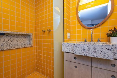 Studio para alugar com 36m², 1 quarto e 1 vaga Studio para alugar com 36m², 1 quarto e 1 vagaBanheiro