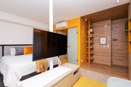 Studio para alugar com 36m², 1 quarto e 1 vaga Studio para alugar com 36m², 1 quarto e 1 vagaQuarto