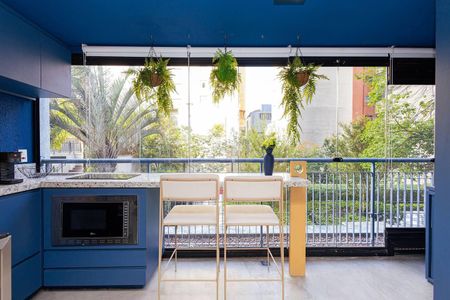 Studio para alugar com 36m², 1 quarto e 1 vaga Studio para alugar com 36m², 1 quarto e 1 vagaVaranda/Cozinha