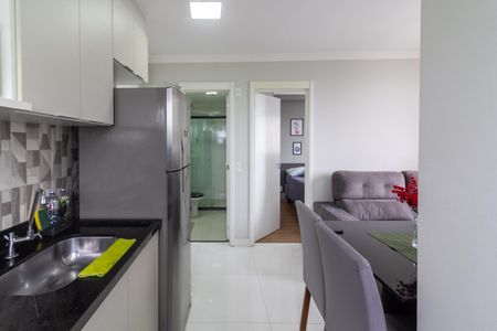 Apartamento para alugar com 34m², 2 quartos e sem vagaCozinha integrada com área de serviço
