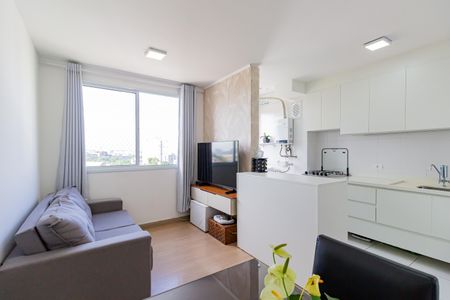 Sala/Cozinha de apartamento à venda com 2 quartos, 43m² em Santo Amaro, São Paulo