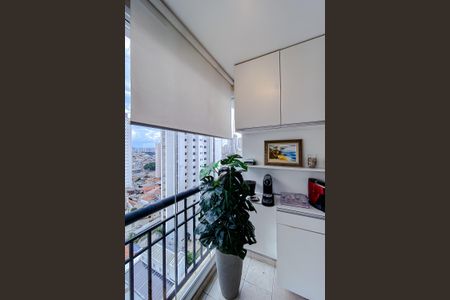 Varanda da Sala de apartamento para alugar com 3 quartos, 74m² em Vila Regente Feijó, São Paulo
