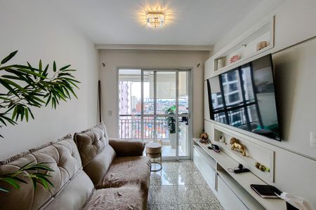 Sala de apartamento para alugar com 3 quartos, 74m² em Vila Regente Feijó, São Paulo