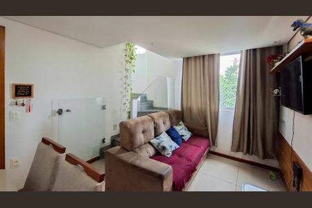 Sala de apartamento à venda com 2 quartos, 101m² em Sagrada Família, Belo Horizonte