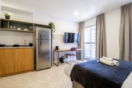 Sala/Quarto de apartamento à venda com 1 quarto, 25m² em Jardim Paulista, São Paulo