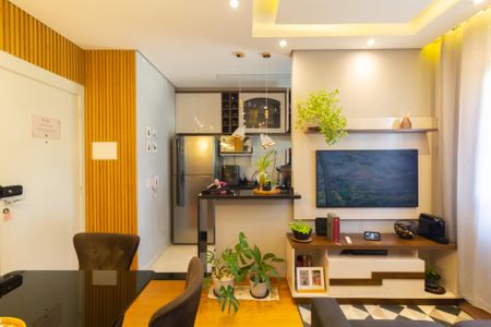 Sala de apartamento à venda com 2 quartos, 46m² em Vila Carmosina, São Paulo