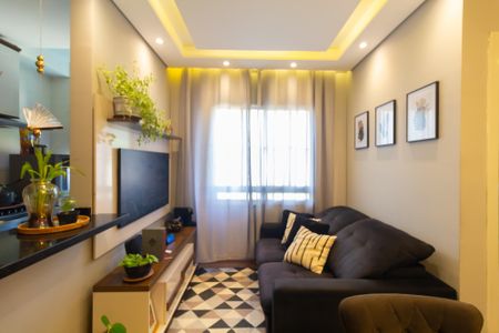 Sala de apartamento à venda com 2 quartos, 46m² em Vila Carmosina, São Paulo