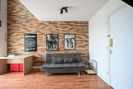 Sala de apartamento para alugar com 1 quarto, 58m² em Vila Andrade, São Paulo