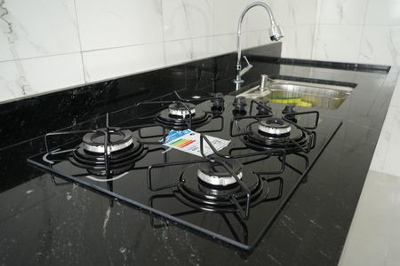 Apartamento para alugar com 44m², 2 quartos e sem vagaDetalhe da cozinha