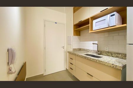 cozinha de apartamento para alugar com 1 quarto, 25m² em Butantã, São Paulo