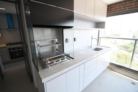 Varanda gourmet de apartamento para alugar com 3 quartos, 126m² em Cambuí, Campinas