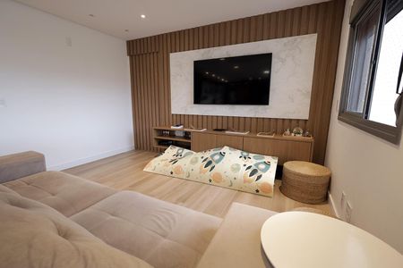 Sala de apartamento à venda com 3 quartos, 128m² em Vila Gilda, Santo André