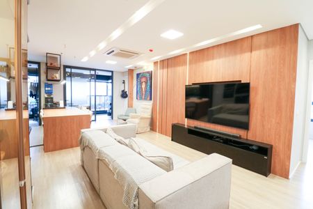 Sala / Cozinha de apartamento para alugar com 3 quartos, 105m² em Jardim das Acacias, São Paulo