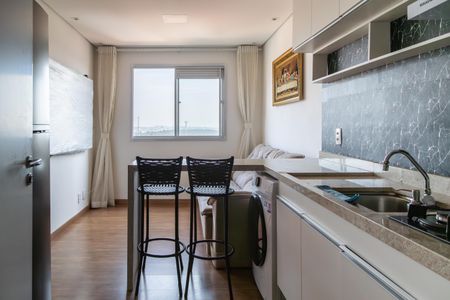Cozinha de apartamento para alugar com 2 quartos, 52m² em Fazenda Aricanduva, São Paulo