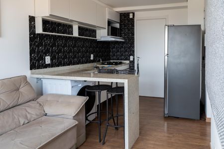 Sala/Cozinha de apartamento para alugar com 2 quartos, 52m² em Fazenda Aricanduva, São Paulo