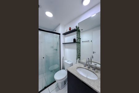 Banheiro de kitnet/studio à venda com 1 quarto, 21m² em Belenzinho, São Paulo