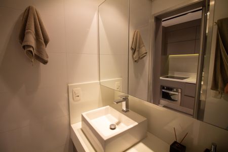 Studio à venda com 30m², 1 quarto e sem vaga Studio à venda com 30m², 1 quarto e sem vagaBanheiro