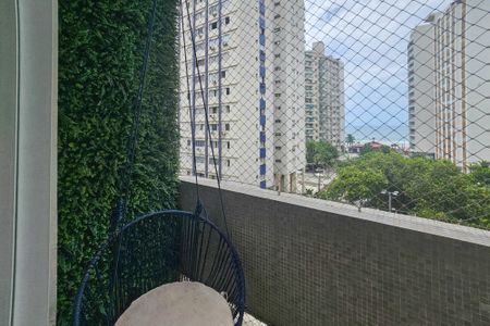 varanda de apartamento para alugar com 1 quarto, 58m² em Centro, Guarujá