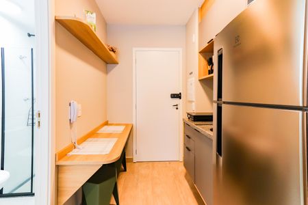 Studio para alugar com 25m², 1 quarto e sem vagaQuarto / Cozinha