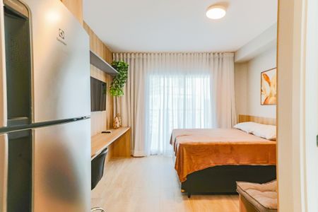 Studio para alugar com 25m², 1 quarto e sem vagaQuarto / Cozinha