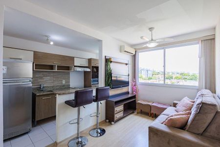 Sala  de apartamento para alugar com 2 quartos, 49m² em Cristal, Porto Alegre