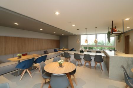 Apartamento à venda com 38m², 2 quartos e 1 vagaÁrea comum - Salão de festas