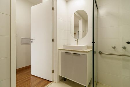 Studio para alugar com 25m², 1 quarto e sem vaga Studio para alugar com 25m², 1 quarto e sem vagaBanheiro