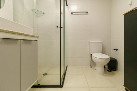 Studio para alugar com 25m², 1 quarto e sem vaga Studio para alugar com 25m², 1 quarto e sem vagaBanheiro