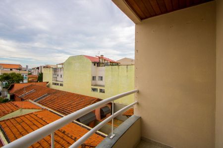 Varanda do quarto 1 de apartamento para alugar com 2 quartos, 75m² em Vila Helena, Santo André