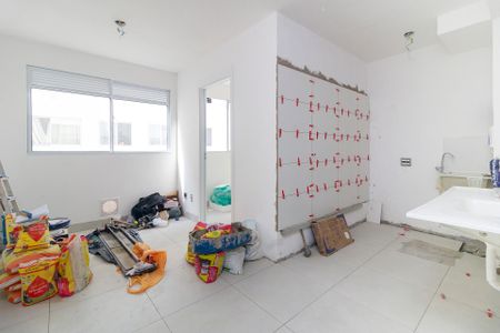 Sala de apartamento para alugar com 2 quartos, 31m² em Jardim Caravelas, São Paulo