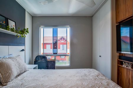 Quarto 1 de casa de condomínio à venda com 2 quartos, 69m² em Vila Homero Thon, Santo André