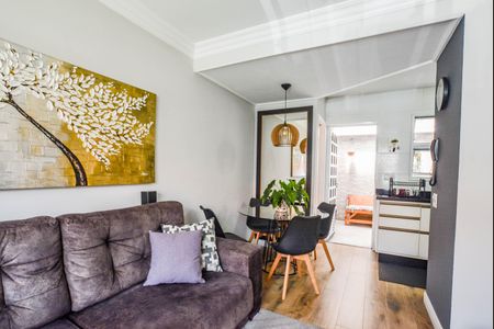 Sala de casa de condomínio à venda com 2 quartos, 69m² em Vila Homero Thon, Santo André