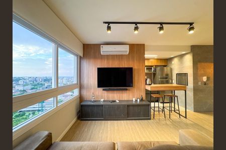 Sala  de apartamento para alugar com 2 quartos, 58m² em São Sebastião, Porto Alegre